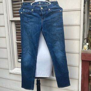 7 For All Mankind The Skinny Cigarette Jeans Size 25